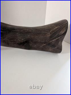 Vintage Natural Driftwood Sculpture Abstract Organic Wood Art Rustic Decor Displ