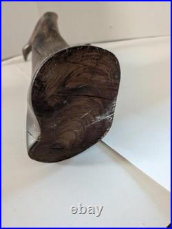 Vintage Natural Driftwood Sculpture Abstract Organic Wood Art Rustic Decor Displ