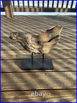 Vintage Natural Driftwood Sculpture Wood Base Sculpture Art Beach (READ DESC.)