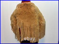 Vintage Navajo Folk Art Wood Carving Figure 18 Tall Dated 1972 RARE