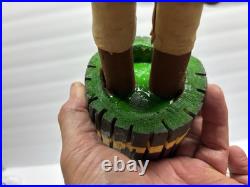 Vintage Navajo Folk Art Wood Carving Figure 18 Tall Dated 1972 RARE