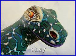 Vintage Oaxaca Alebrije Wood Carving Eleazar Morales