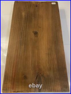 Vintage Oberammergau German Wood Carving Plaque Detert Garmisch Log Relief 17