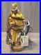 Vintage Old Fashion Made In France Wood Sculpture Fisherman