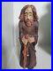 Vintage Old Man Hand Carved Wood Figure Statue Sculpture