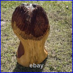 Vintage Original Chainsaw Carved 33 BIG Grizzly BEAR Red Cedar Woodd Sculpture