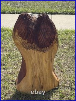 Vintage Original Chainsaw Carved 33 BIG Grizzly BEAR Red Cedar Woodd Sculpture