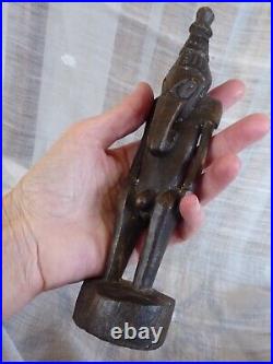 Vintage Papua, New Guinea Wood Carved Figure Sculpture