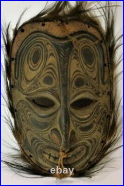 Vintage Papuan Mask Sepik River Wood Carving Papua New Guinea Mask