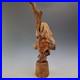Vintage Paul Fujimoto Statue Milo Wood Man's Face Sculpture Hawaiian Bust c 1970