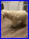 Vintage Primitive Solid Wood Sheep Foot Stool Sculpture