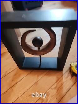 Vintage R. B. S WOOD&METAL SCULPTURE WALL OR TABLE ART SIGNED