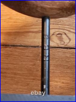 Vintage R. B. S WOOD&METAL SCULPTURE WALL OR TABLE ART SIGNED