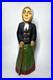 Vintage S. Szymczyk Polish Folk Art Hand Carved Wood Woman Sculpture 13