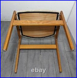 Vintage Set of 2 D-SCAN Mid Century Modern Sculptural Teak Wood Dining Chairs
