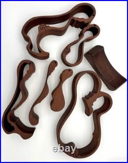 Vintage Signed Bob Ameri Wood Puzzle Mid Cenutury Modern Sculpture MCM