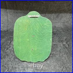 Vintage Signed Craig Carey Folk Art Carved Bear Head Wall Plaque