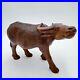 Vintage Solid Wood Water Buffalo Hand Carved Sculpture Large 12 x 7 NICE