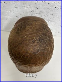 Vintage Stunning Wood Sculpture African Bust, Signed