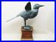 Vintage Surreal Bird Carving, Raven Wood Sculpture, Ray Kobald
