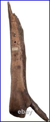 Vintage Swiss Hans Huggler-Wyss Hand Carved Driftwood Wood Spirit Sculpture 20