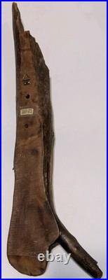 Vintage Swiss Hans Huggler-Wyss Hand Carved Driftwood Wood Spirit Sculpture 20