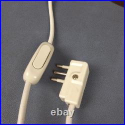 Vintage Table Lamp Sculpture Woman Face Aluminum Base Wood With Shade Vintage Table Lamp Sculpture Woman Face Aluminum Base Wood With Shade