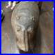 Vintage, Teak Wood Large 3lb Hand Carved Wooden Hippo 9 inch Figure