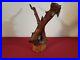 Vintage Teak Wood Sculpture Signed J. S. M Wallace MID Century MCM 1963