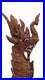 Vintage Thailandese teak wood dragon head collectible decoration