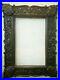 Vintage UNIQUE Hand Carved Solid Wooden Colorful Unique Photo Mirror OLD Frame