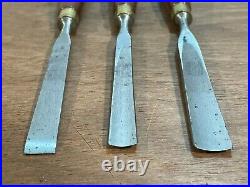 Vintage Unused Set of Marples No. 60 Wood Carving Tools Chisels Gouges