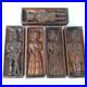 Vintage Verboan Hand Carved Wood set of 5 Sculpture Figures Made in Spain 12