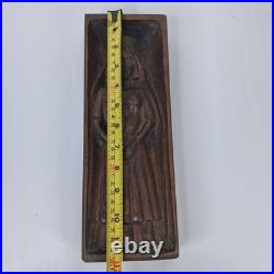 Vintage Verboan Hand Carved Wood set of 5 Sculpture Figures Made in Spain 12