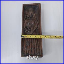 Vintage Verboan Hand Carved Wood set of 5 Sculpture Figures Made in Spain 12