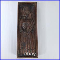 Vintage Verboan Hand Carved Wood set of 5 Sculpture Figures Made in Spain 12