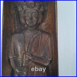 Vintage Verboan Hand Carved Wood set of 5 Sculpture Figures Made in Spain 12