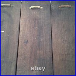 Vintage Verboan Hand Carved Wood set of 5 Sculpture Figures Made in Spain 12