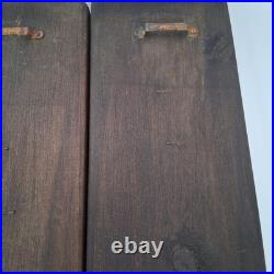 Vintage Verboan Hand Carved Wood set of 5 Sculpture Figures Made in Spain 12