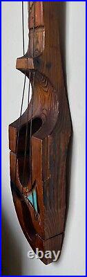 Vintage WITCO Guitar Wood Wall Art Sculpture TIKI Modern Polynesian Westenhaver