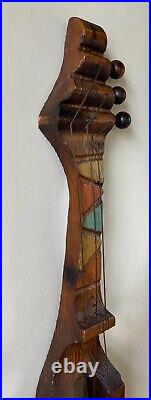 Vintage WITCO Guitar Wood Wall Art Sculpture TIKI Modern Polynesian Westenhaver