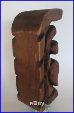 Vintage WITCO Mid-Century Modern Carved Wood Sculpture TIKI BEACH COOL Eames