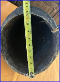 Vintage West African Nigerian Mask Sculpture, Hand-Carved Wood, Vintage 1970's