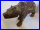 Vintage Wood Bear Figurine Folk Art Sculpture Large