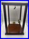 Vintage Wood & Brass Kinetic Pendulum Sculpture Desk Art Motion Display