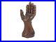 Vintage Wood Carved Detailed Folk Art Mid Century Modernist Hand Art Sculpture