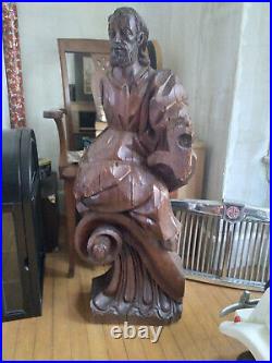 Vintage Wood Carving From The Charles R. Green Collection of Spring Point Museum