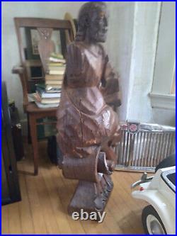 Vintage Wood Carving From The Charles R. Green Collection of Spring Point Museum