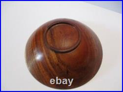 Vintage Wood Carving Sculpture Signed Koa Hawaii 12.5 Inchs By 4 Inches Perreira