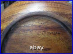 Vintage Wood Carving Sculpture Signed Koa Hawaii 12.5 Inchs By 4 Inches Perreira